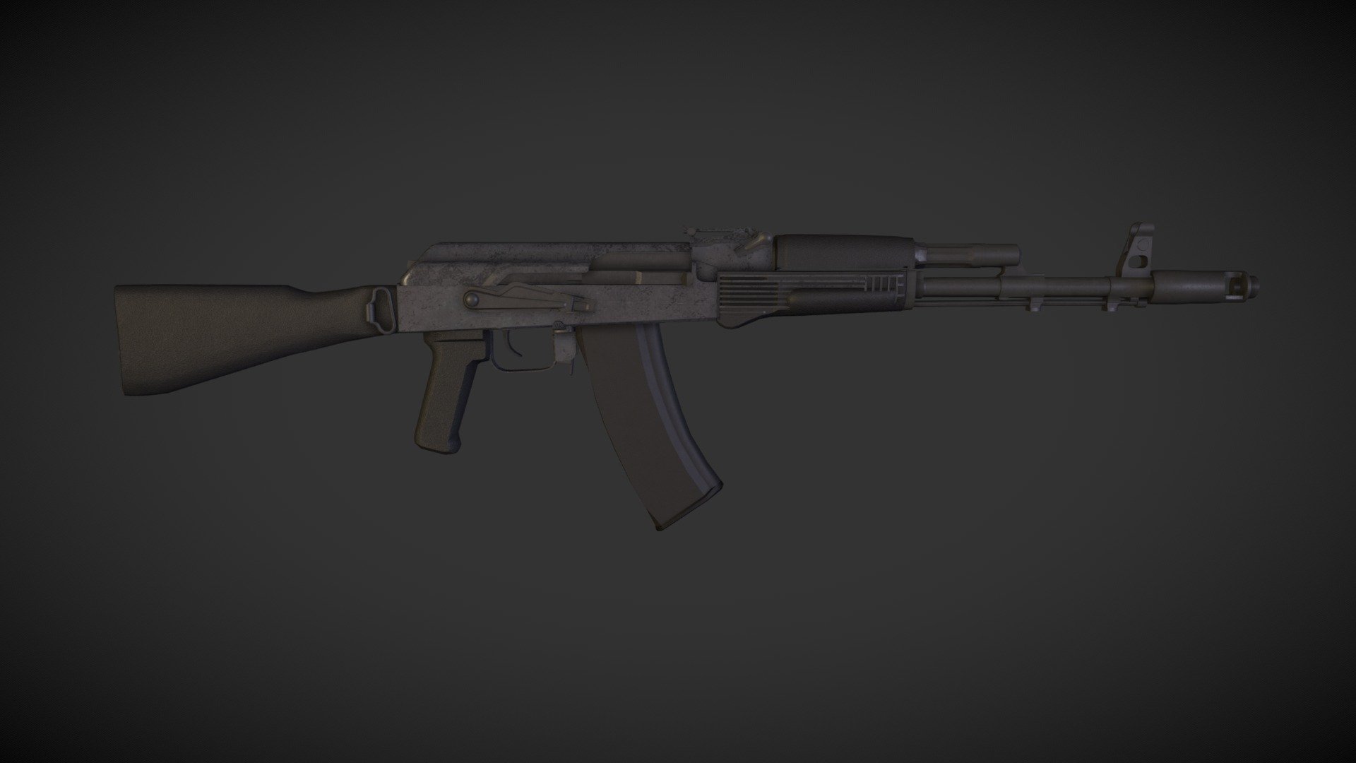 AK-74M - 3D model by TessaraOxygen (@19vladis97) [b0f59b1] - Sketchfab