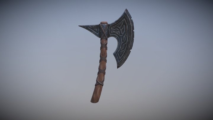 Viking Axe 3D Model