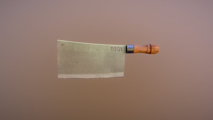 Chinese knife 3D Model