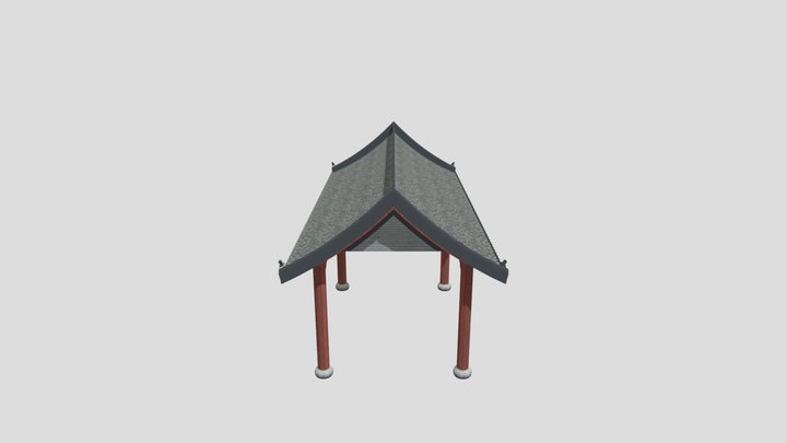 Chinese pavilion 3D Model