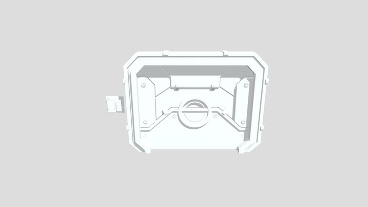 Sci-fi door 3D Model