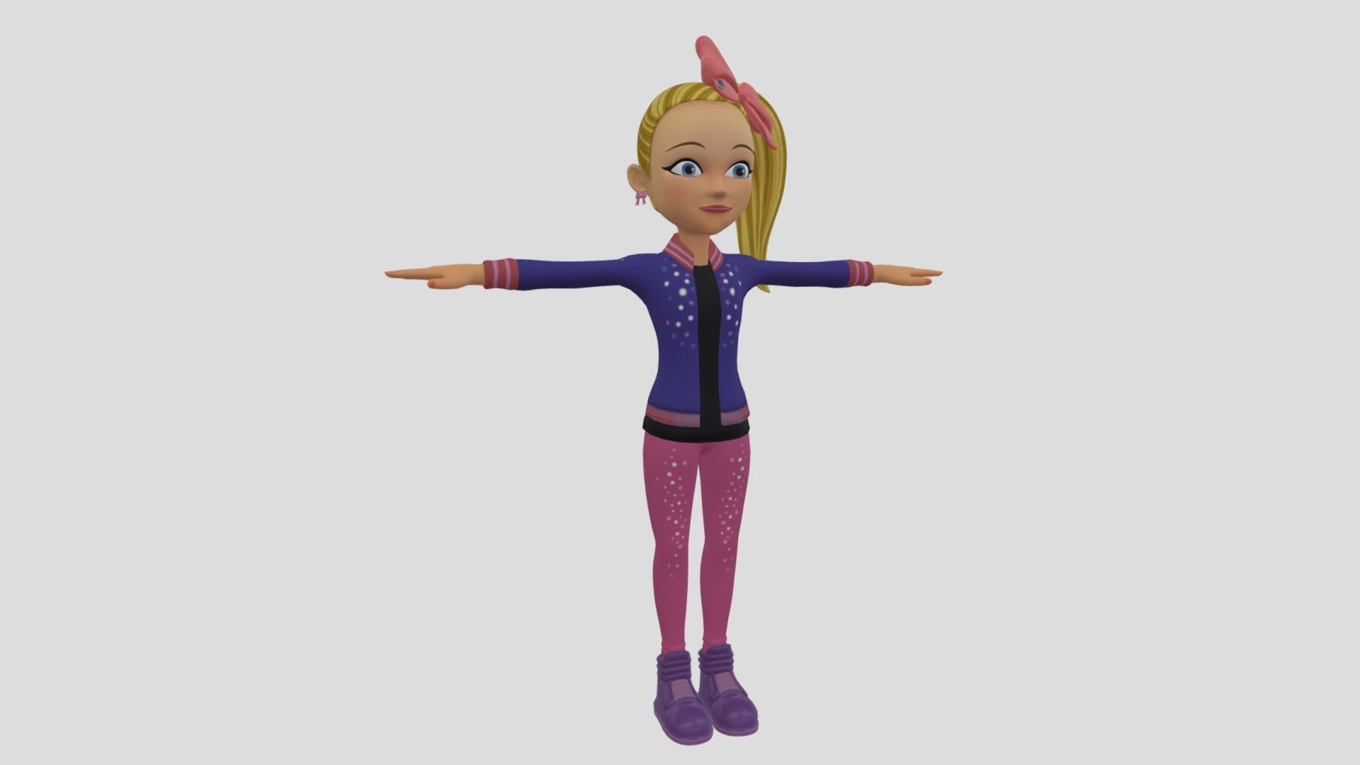 Nickelodeon Kart Racers 3 Jojo Siwa - Download Free 3D model by SMF ...