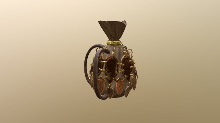 Armored Pouch 3D Model