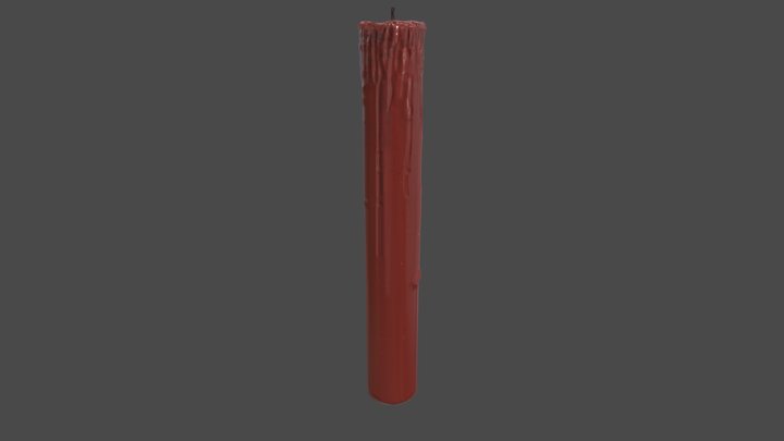 Candle 3D Model