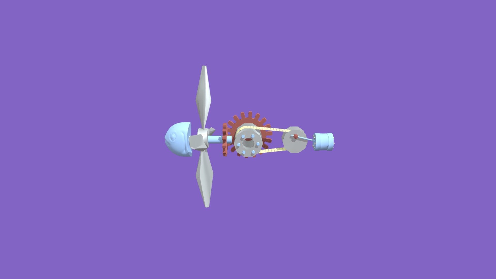 Flying Fish Engine - 3D model by delancey [b0f887a] - Sketchfab