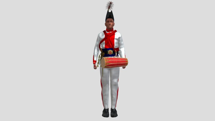 Kraton Jogja - Dhaeng - Ketipung 3D Model