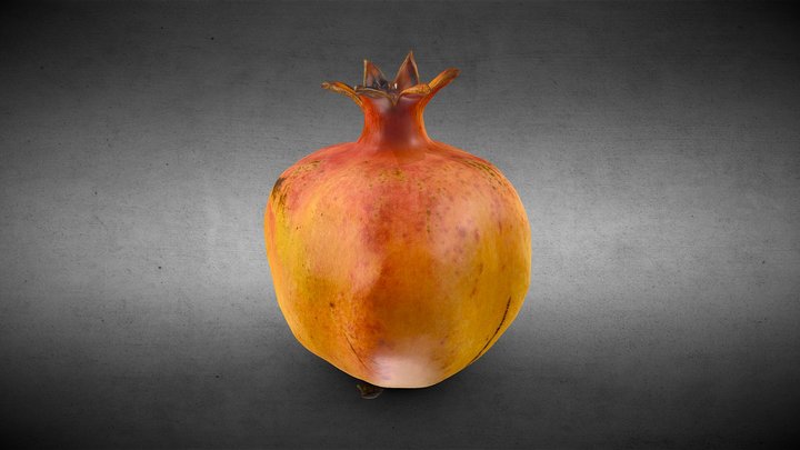 Unripe Pomegranate - Metashape – Free 3D Model STL