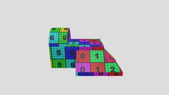 UV building 3D Model