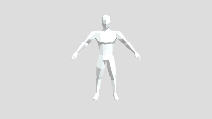 Low-poly-human 3D Model