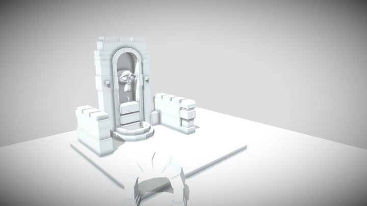 Temple 3D Model