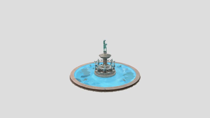 Fountain, Indianapolis 3D Model