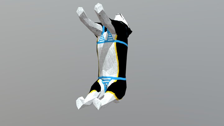 BlackShiba_chan Blue Micro Bikini Ver. 3D Model