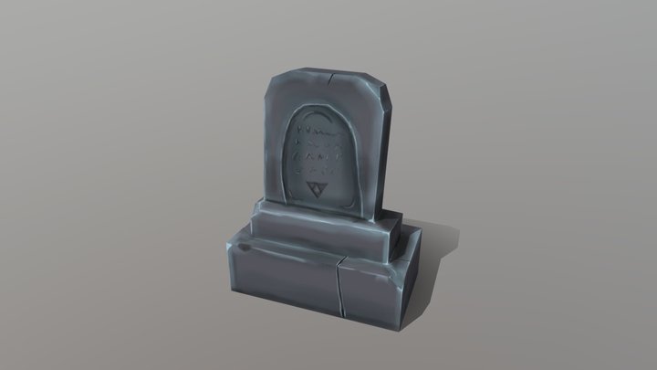 Gravestone 3D Model