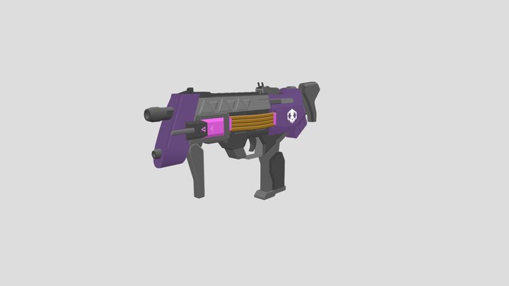 Overwatch SMG 3D Model