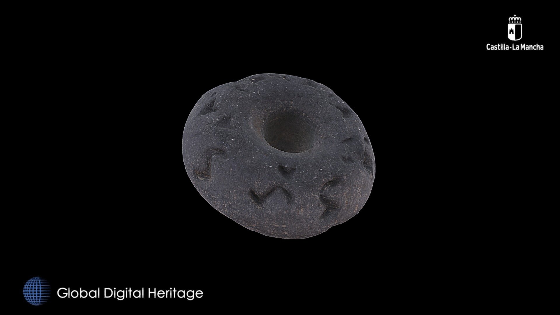 Clay spindle whorl, Alarcos, Ciudad Real