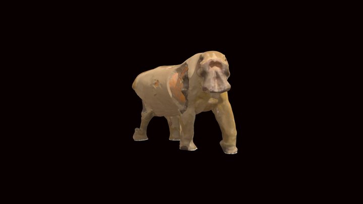 Mother mastodon sculpture (VCU_3D_7827) – Modello 3D gratuito STL