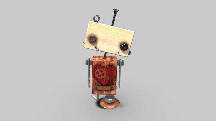 Robot Love 3D Model