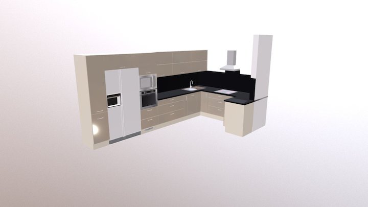 Mařík - kuchyně 3D Model