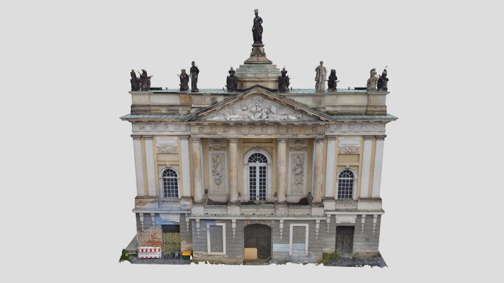 Portikus Langer Stall Potsdam 3D Model