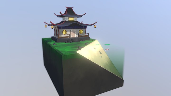 Simple shrine 3D Model