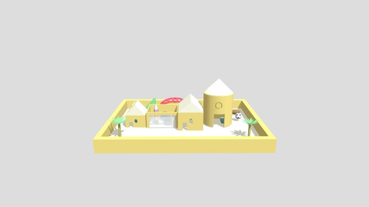 Mikey's desert home (1) 3D Model