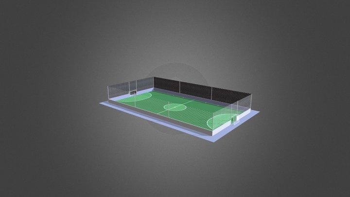 Futsal court 3D Model