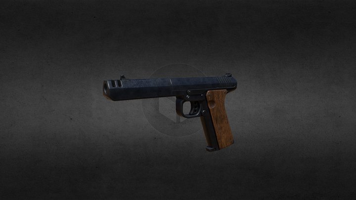 berghmann p7 Pistol – Free 3D Model STL
