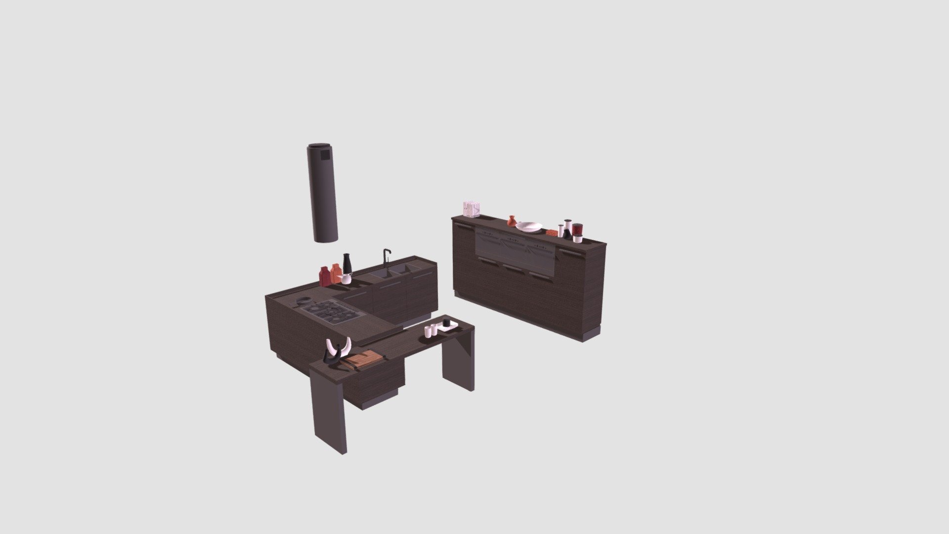 kitchen - Buy Royalty Free 3D model by Evermotion [b103cb1] - Sketchfab ...