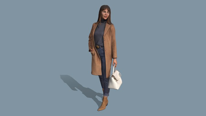 Realistic Women 3D Model