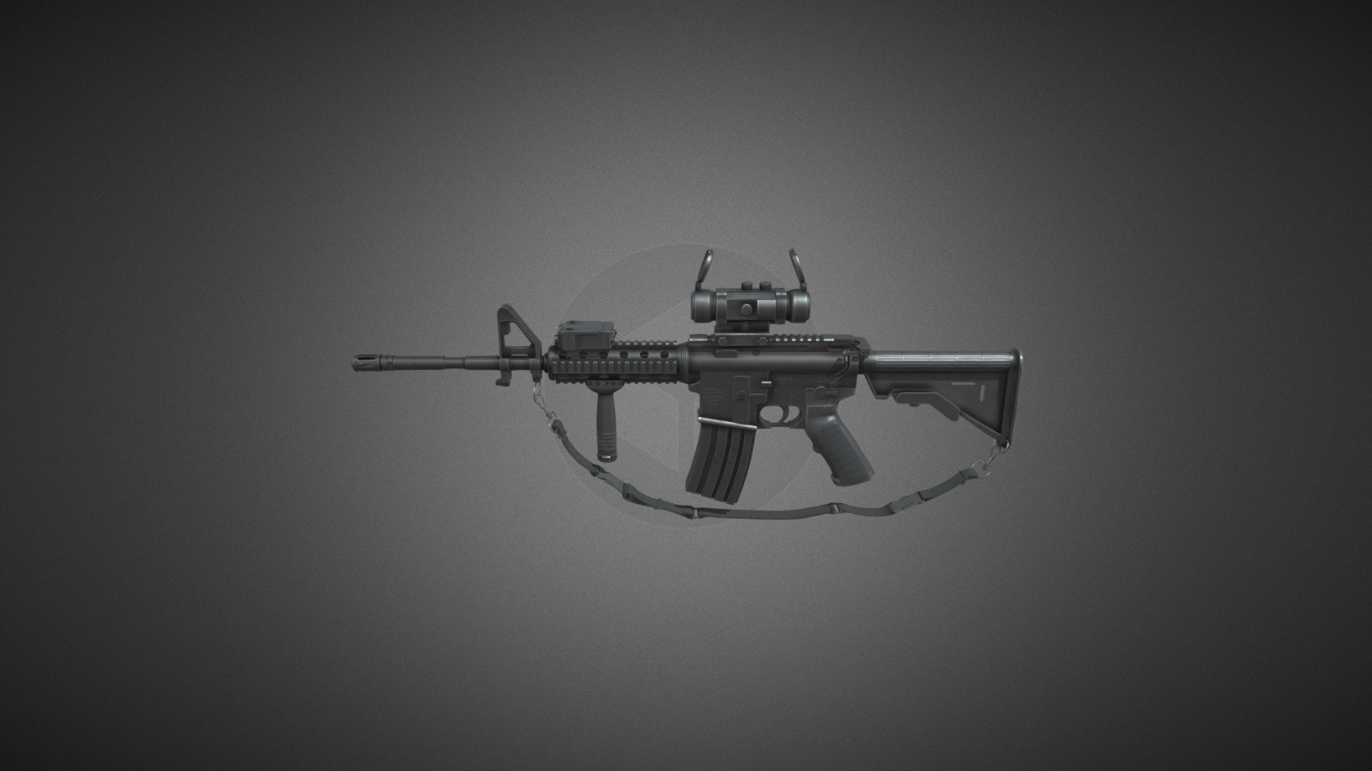 M4 carbine - 3D model by MehdiGhasempour (@MehdiGhas) [b104777] - Sketchfab