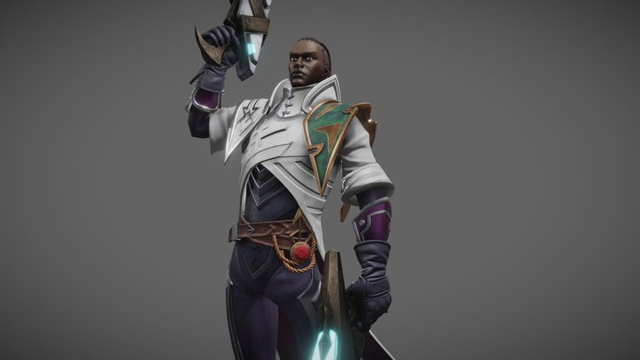 Lucian League of Legends 3D Model