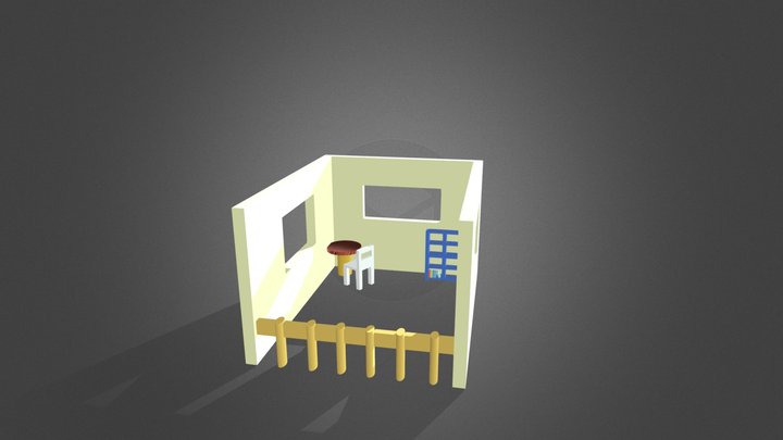 Stanza + recinto 3D Model