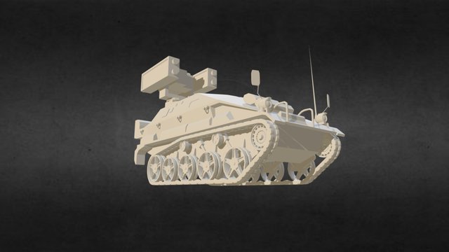All terrain Military vehicle 3D Model