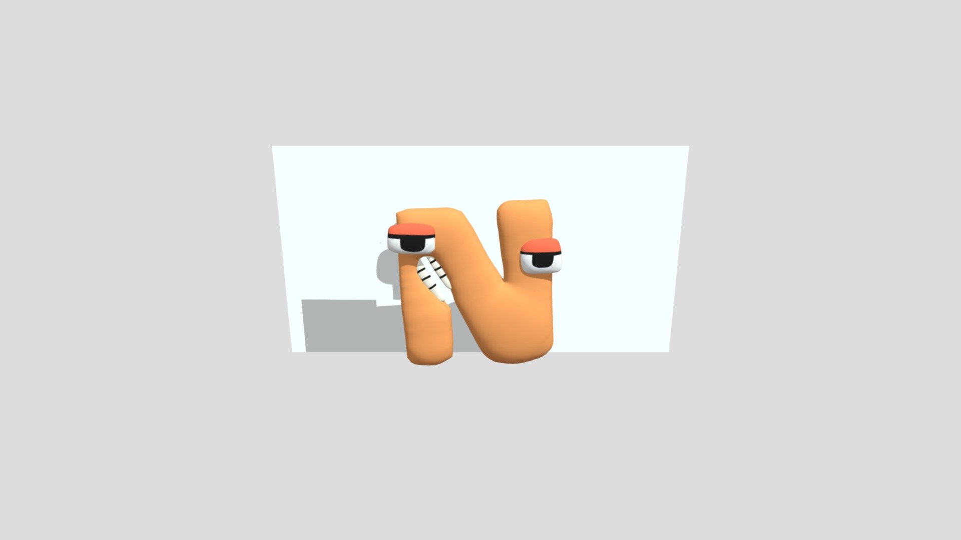 Super Ñ (Alphabet Lore) - Download Free 3D model by aniandronic