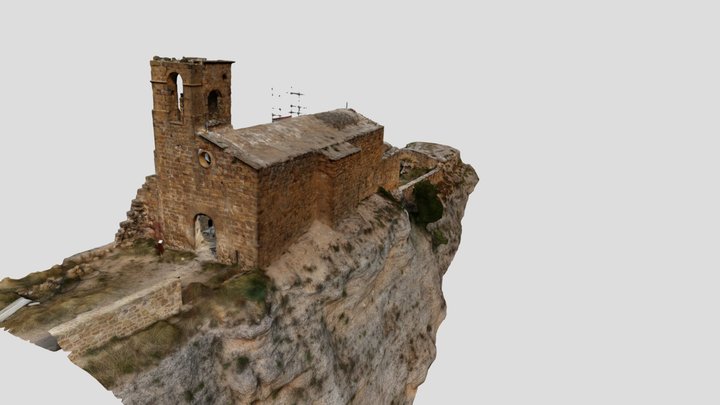 Isglèsia de Sant Martí del Castell de Lladurs 3D Model