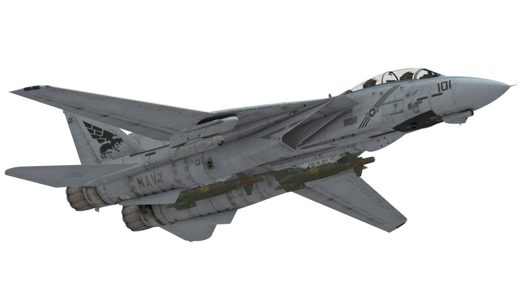 F-14B Tomcat with GBU-24 Mk.84