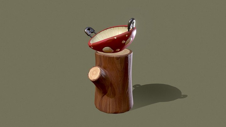 Shroom Pan 3D Model