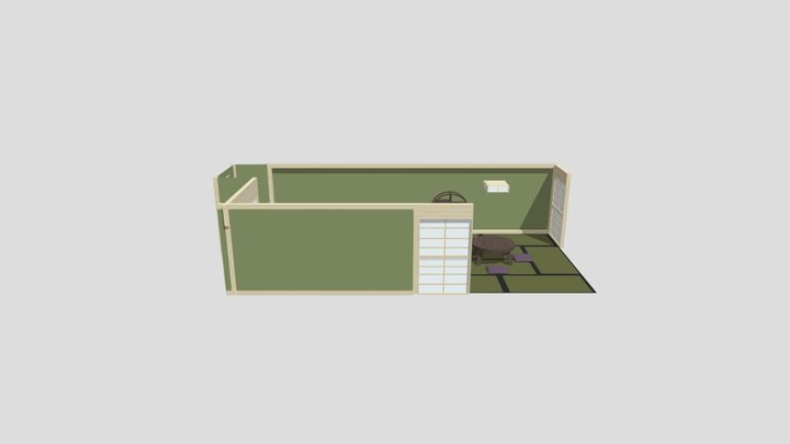 Japanese style Furniture 3D Model