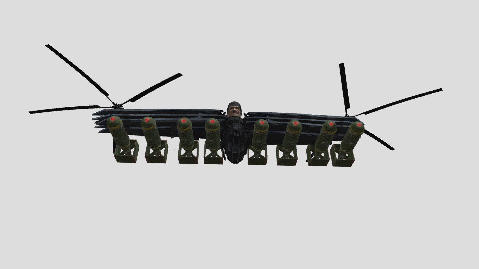 Bomber Skibidi Toilet Plane Made By Male-07 - Download Free 3d Model By 