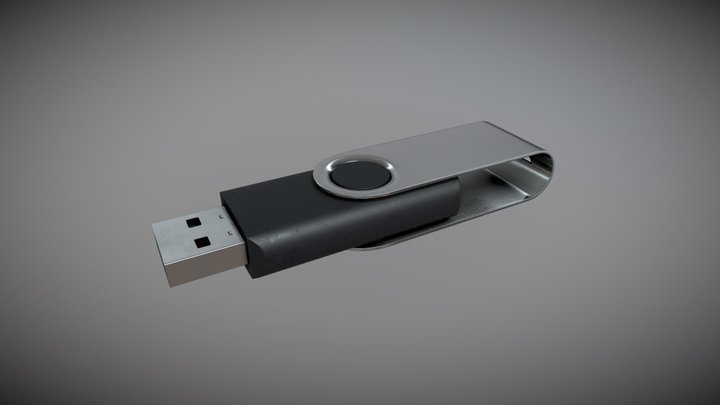 Goodram USB Flash Drive 3D Model