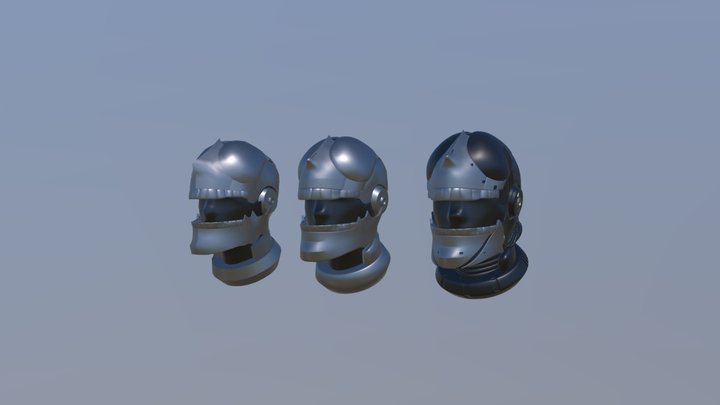 Helmets 3D Model