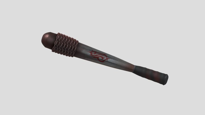 Steel Bat 3D Model