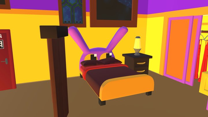 Jax’s room 3D Model