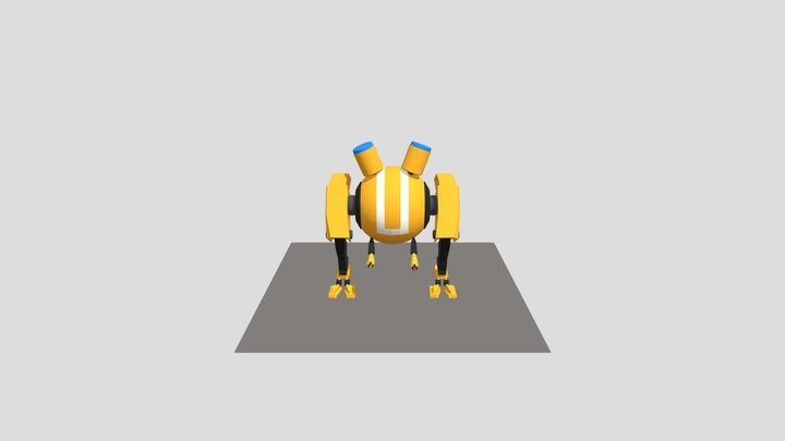 Advanced_animation_selfmade_character_final 3D Model