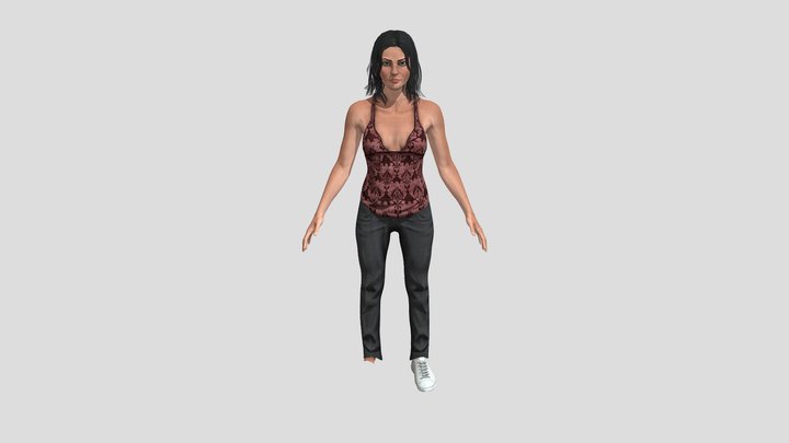 Female Casual 3D Model
