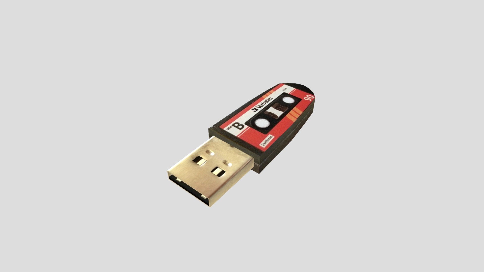 Low Poly USB Stick - 3D model by JacobBlack97 [b10a4d1] - Sketchfab