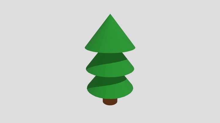 Low Poly Tree 3D Model