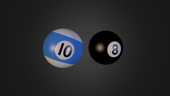 pool balls 3D Model