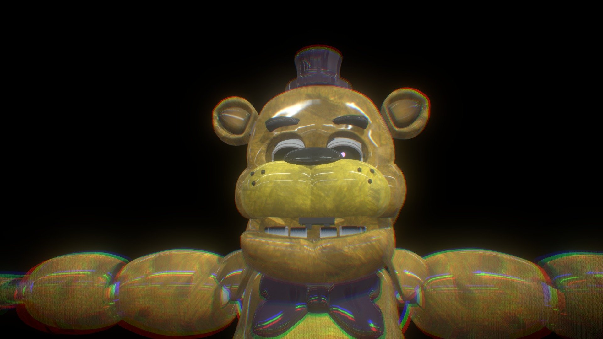 UCN Fredbear by datbasicsfmanimator & Rynfox FBX - Download Free