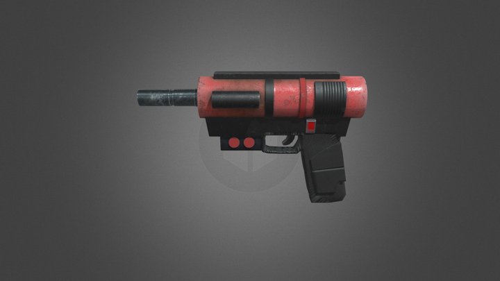Toy Gun 3D Model